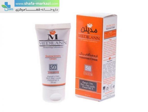 کرم-ضد-آفتاب-رنگی-SPF50-مدیلن
